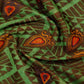 Mehendi Green Colour With Orange Blouse Cotton Brasso Saree By Gayathri Reddy Designer Studio | Swadesiicart