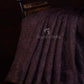 Dark Wine Geometrical Design Semi Chanderi Saree By Gayathri Reddy Designer Studio | Swadesiicart