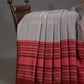Green Colored Contrast Thread Pure Khadi Cotton Saree By Gayathri Reddy Designer Studio | Swadesiicart