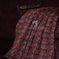 Mic of Coffee Brown and Maroon Floral Design Semi Chanderi Saree By Gayathri Reddy Designer Studio | Swadesiicart