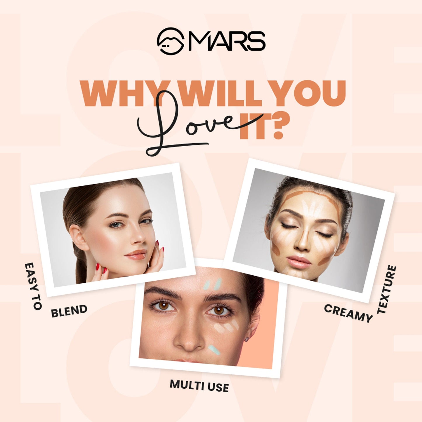 MARS Cosmetics Cover Rangers Concealer Palette - 2 - Swadesiicart