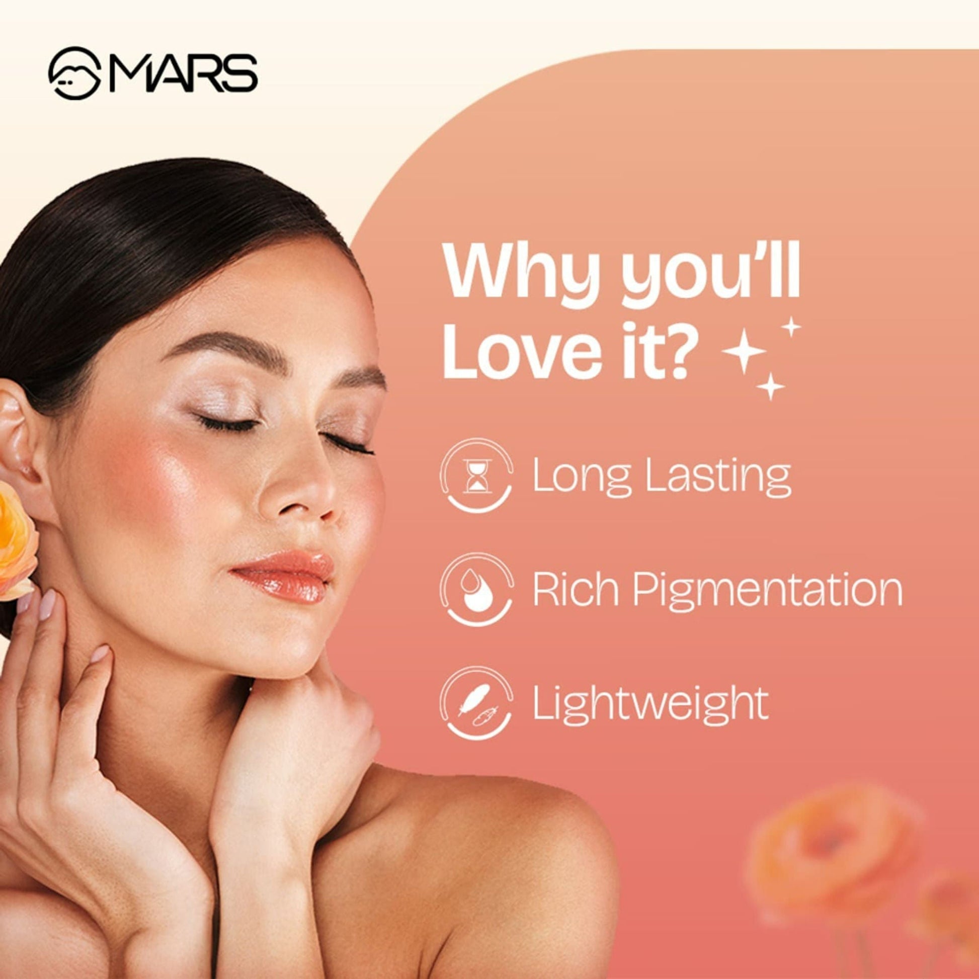 MARS Cosmetics Liquid Blush Hour Dewy-Matte Finish - 03 Sunkissed - Swadesiicart