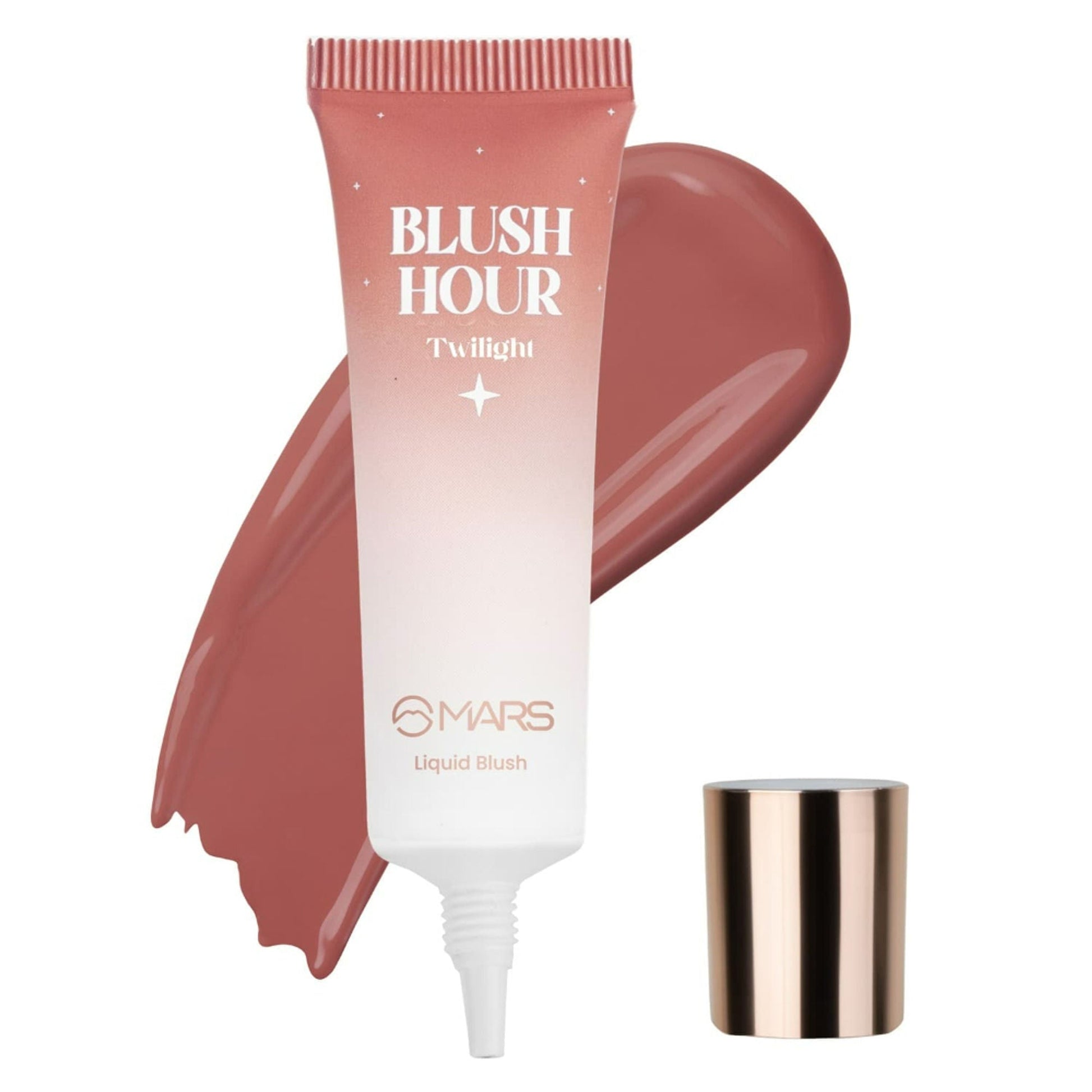 MARS Cosmetics Liquid Blush Hour Dewy-Matte Finish - 02 Twilight - Swadesiicart