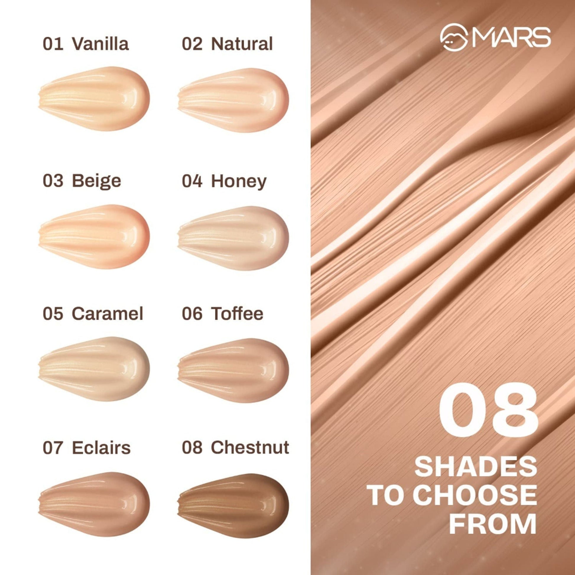 MARS Cosmetics God's Glow Illuminator - 02 - Natural - Swadesiicart