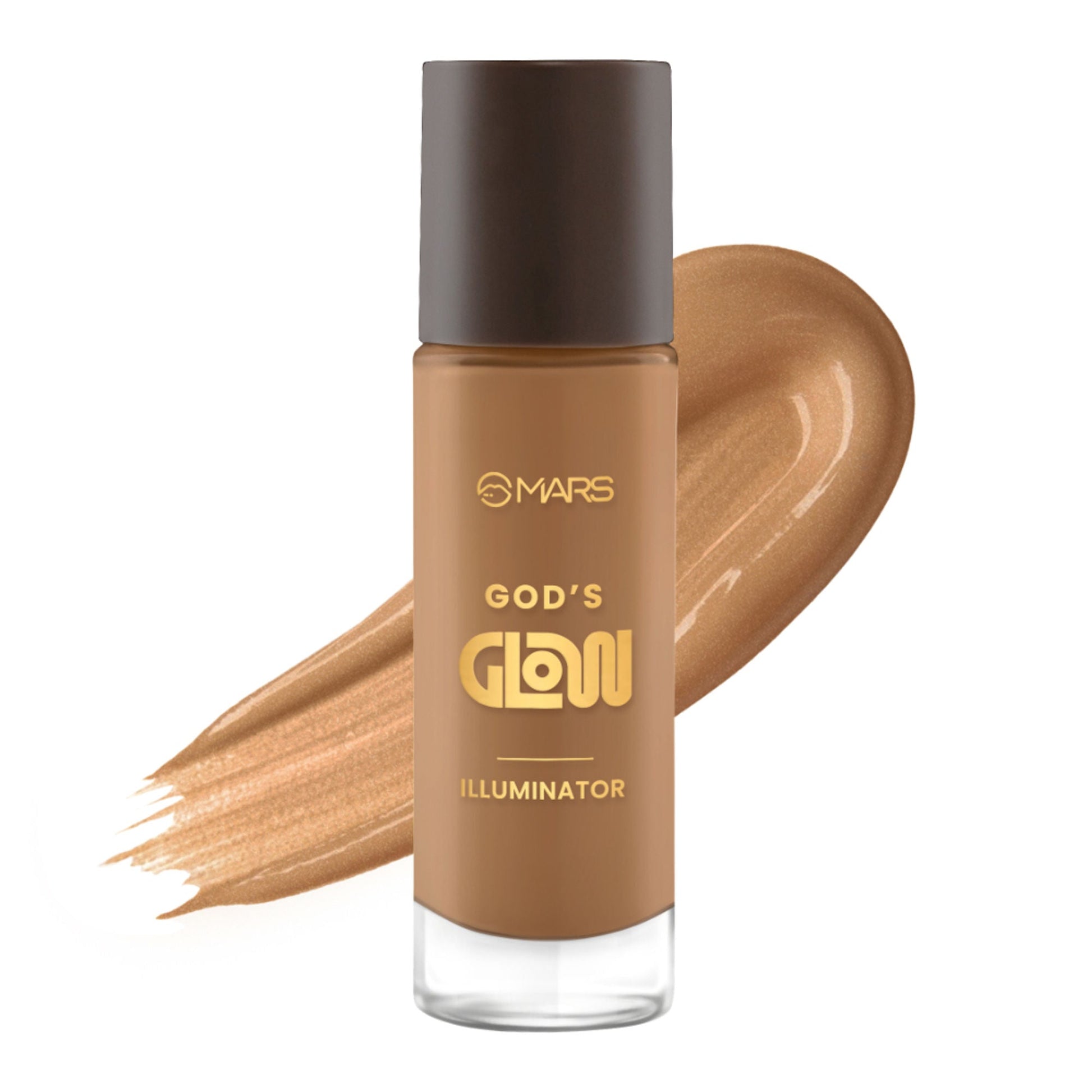MARS Cosmetics God's Glow Illuminator - 08 - Chestnut - Swadesiicart