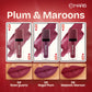 MARS Cosmetics Queen Of Mattes Reds & Maroons Liquid Lipsticks - Plums Maroons - Swadesiicart