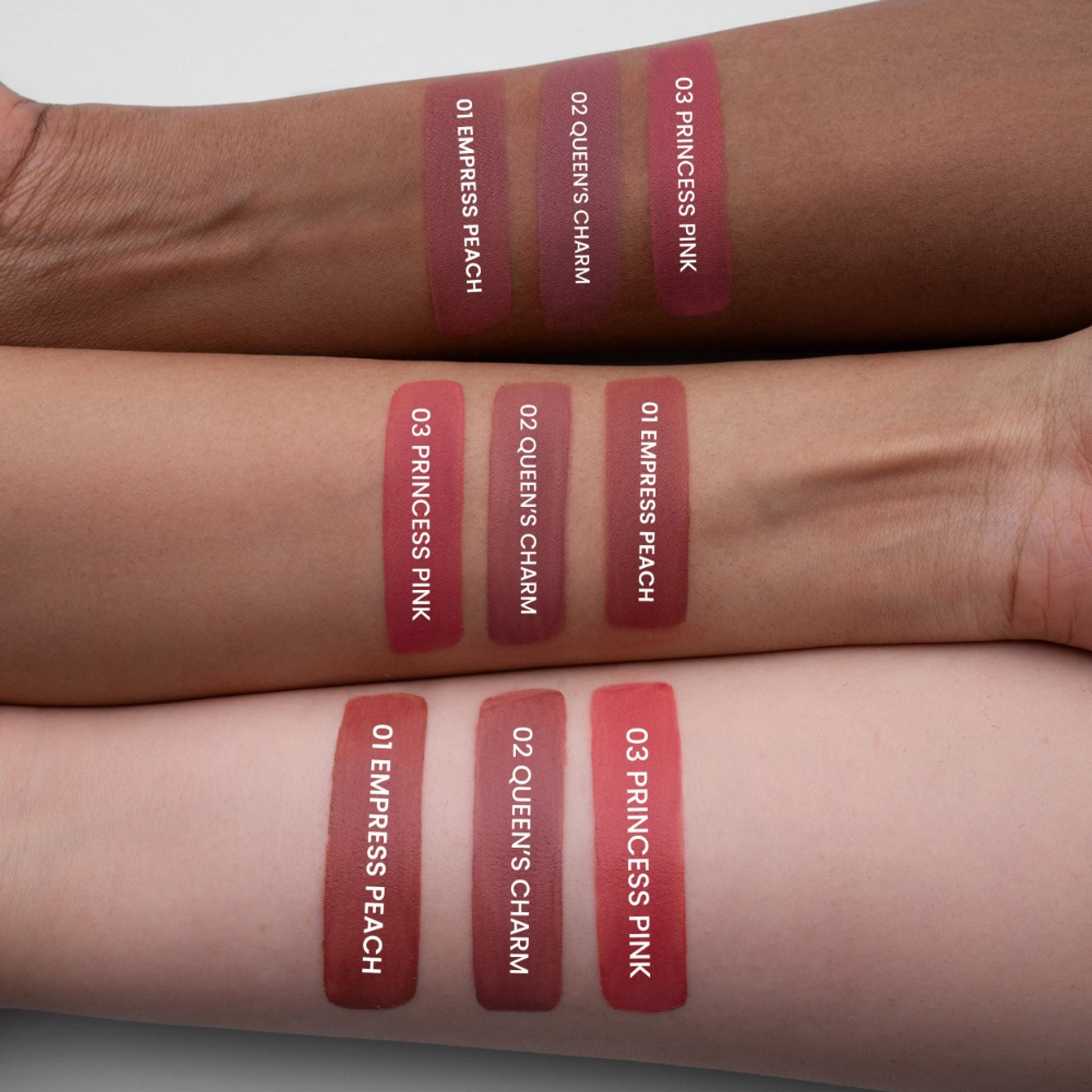 MARS Cosmetics Queen Of Mattes Reds & Maroons Liquid Lipsticks - Peaches Nude - Swadesiicart
