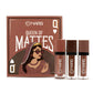 MARS Cosmetics Queen Of Mattes Reds & Maroons Liquid Lipsticks - Browns - Swadesiicart