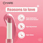 MARS Cosmetics Click Stix Gloss Lip Balm - 02-barely Pink - Swadesiicart