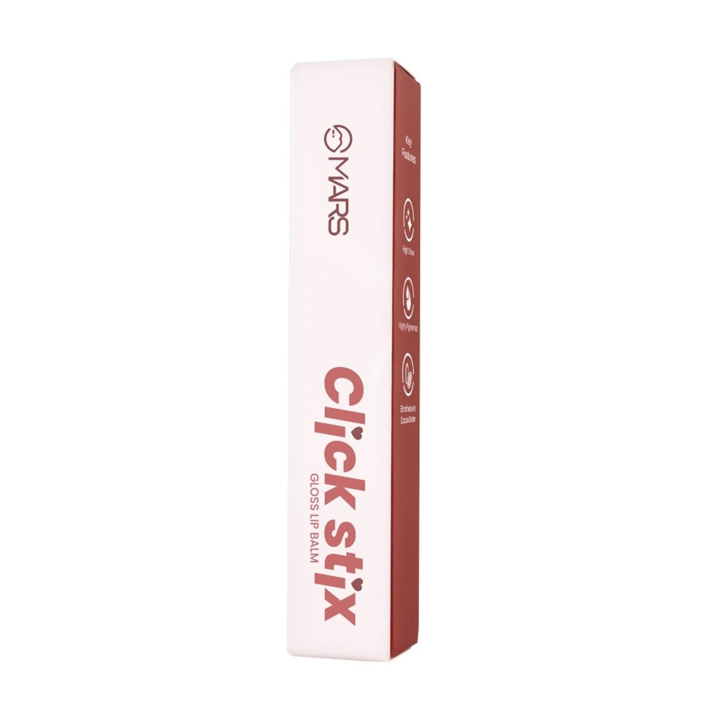 MARS Cosmetics Click Stix Gloss Lip Balm - 05-cinnamon Swirl - Swadesiicart