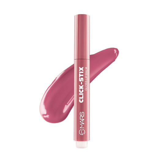 MARS Cosmetics Click Stix Gloss Lip Balm - 06-rose Duck - Swadesiicart