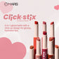 MARS Cosmetics Click Stix Gloss Lip Balm - 08-tango Twist - Swadesiicart