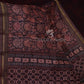 Mic of Coffee Brown and Maroon Floral Design Semi Chanderi Saree By Gayathri Reddy Designer Studio | Swadesiicart