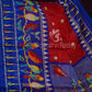 Red Colour Saree With Paithani Print Semi Soft Silk Kota Saree By Gayathri Reddy Designer Studio | Swadesiicart