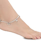 AanyaCentric Silver Plated Traditional Anklets Payal - Classic and Stylish for Women and Girls - Swadesiicart