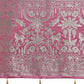 Monjolika Fashion Dusty Pink Zari Weaving Work Banarasi Satin Silk Traditional Saree | Swadesiicart