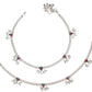 AanyaCentric Silver Plated Traditional Anklets Payal - Classic and Stylish for Women and Girls - Swadesiicart