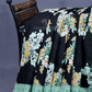 Black Colour Block Print Pure Mulmul Cotton Saree By Gayathri Reddy Designer Studio | Swadesiicart