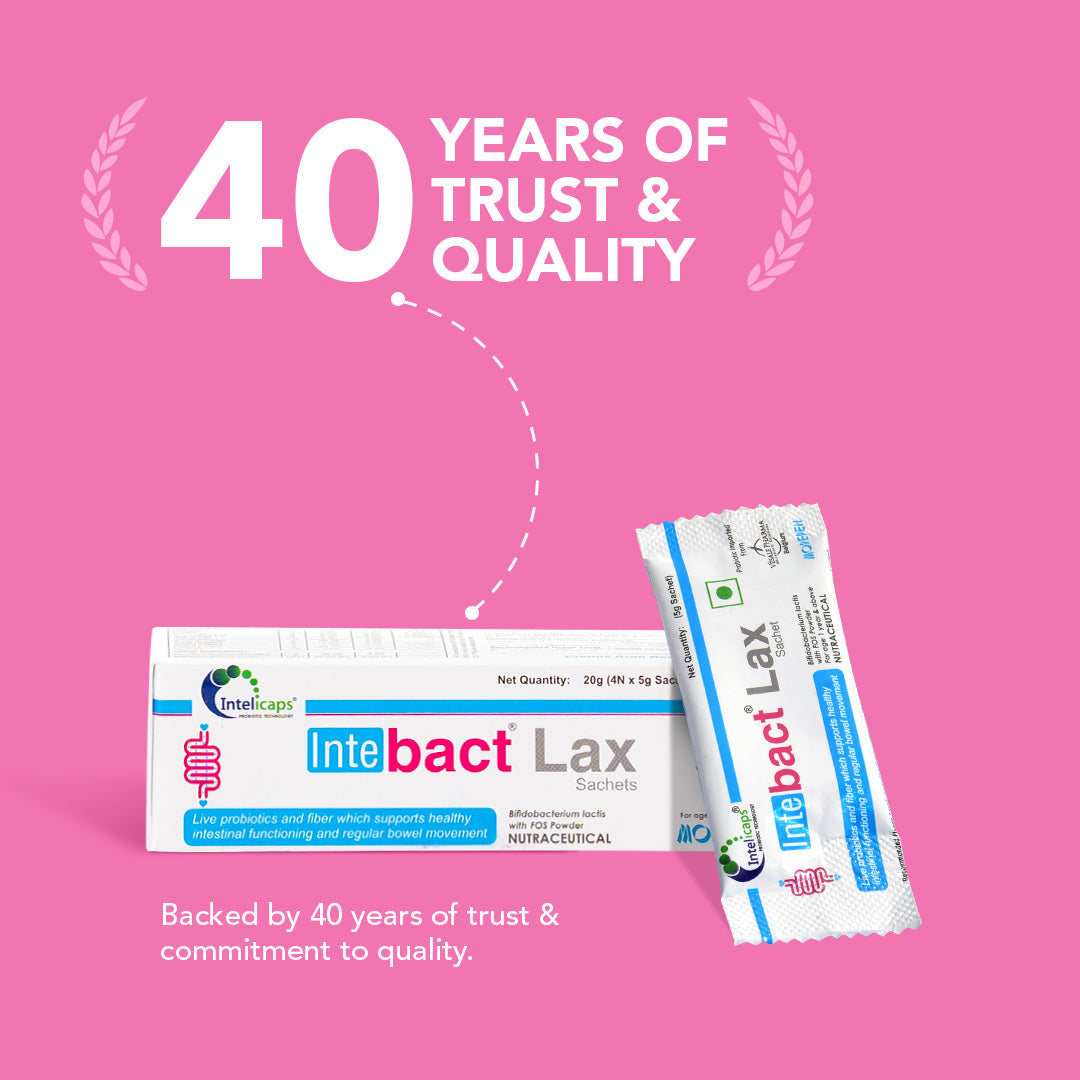 Dr Morpen Intebact Probiotic Laxative – Best Solution For Constipation Relief | Swadesiicart