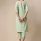 Kalini Striped Puff Sleeves Kurta with Trousers - Swadesiicart