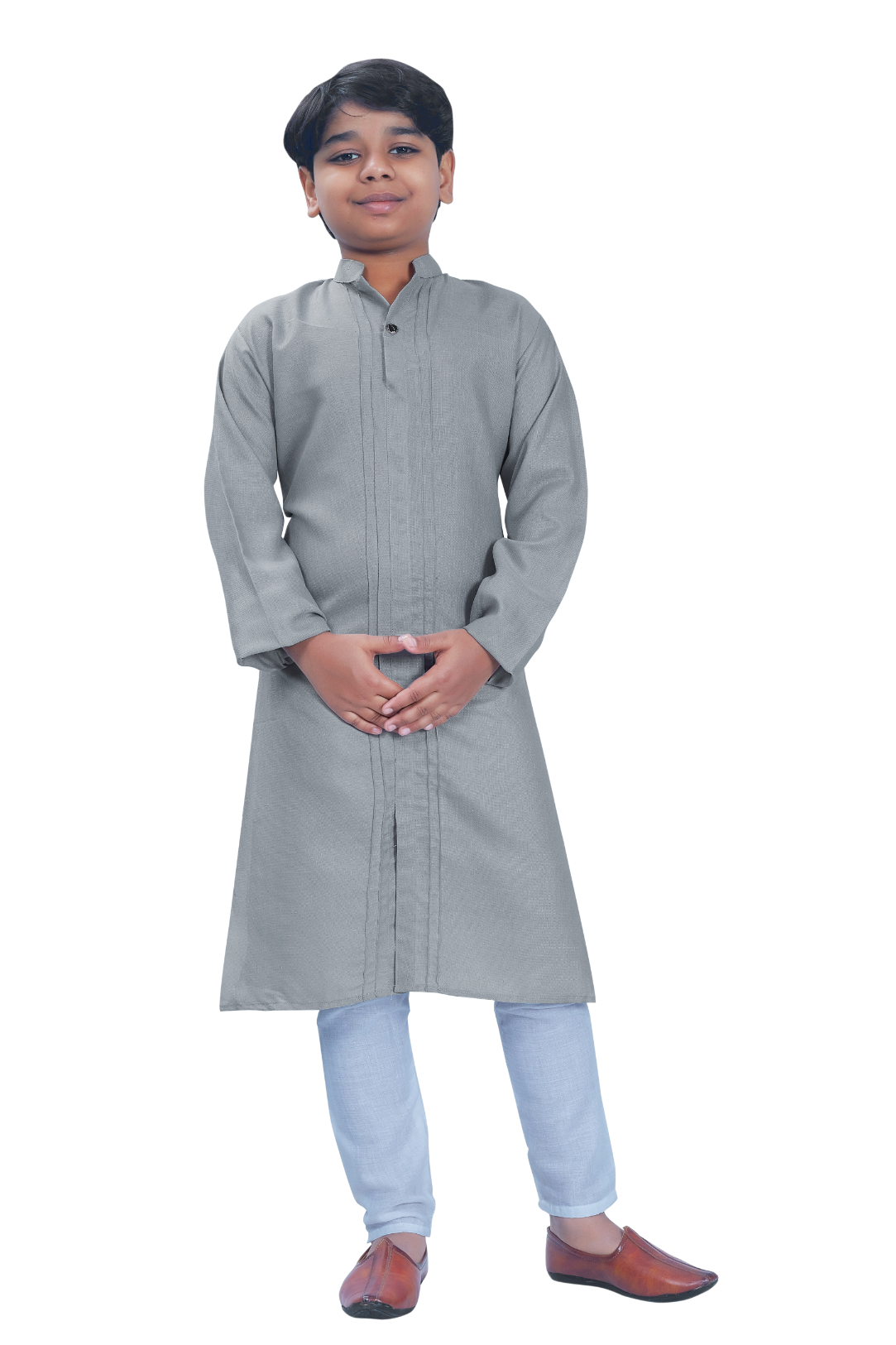 DEIANA'S Casual Designer Kurta Pyjama Set For Boys And kids (Dark Grey) | Swadesiicart