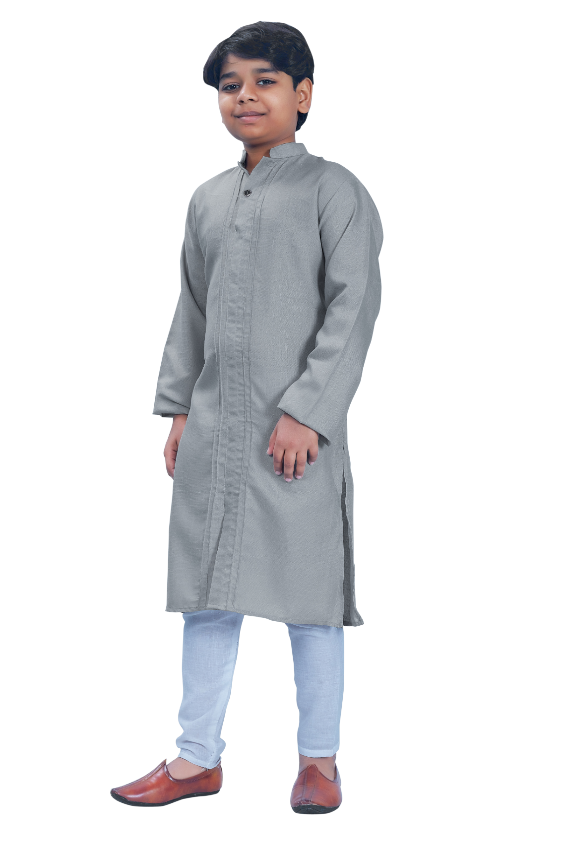 DEIANA'S Casual Designer Kurta Pyjama Set For Boys And kids (Dark Grey) | Swadesiicart