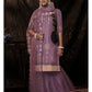 Myra Onion Net Embroidered Sharara Suit | Swadesiicart