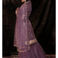 Myra Onion Net Embroidered Sharara Suit | Swadesiicart