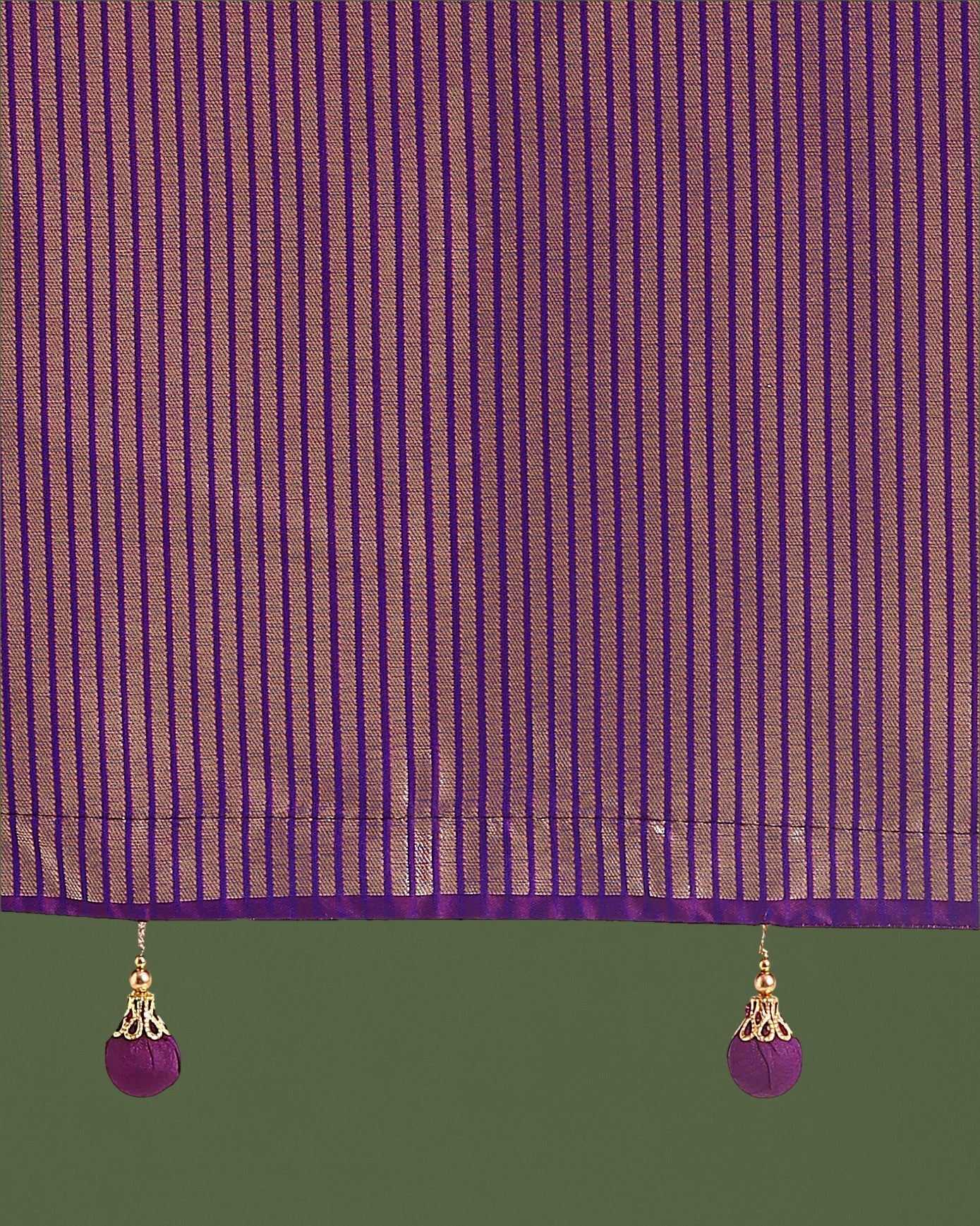 Monjolika Fashion Banarasi Silk Purple Zaal Pattern Traditional Saree | Swadesiicart
