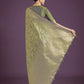 Monjolika Fashion Banarasi Silk Olive Zaal Pattern Traditional Saree | Swadesiicart