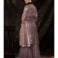 Myra Lilac Net Embroidered Sharara Suit | Swadesiicart