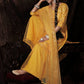 Myra Mustard Net Embroidered Sharara Suit | Swadesiicart