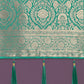 Monjolika Fashion Stunning Turquoise Banarasi Satin Silk Golden Meenakari Work Saree | Swadesiicart