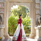 Lorenvalley White Georgette Sequins and Thread Embroidery Work With Lace Touch Up Lehenga Choli with Dupatta | Swadesiicart
