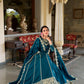 Lorenvalley Rama Vichitra Silk Sequins and Thread Embroidery Work Lehenga Choli | Swadesiicart