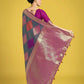 Monjolika Fashion Multi Colour Banarasi Silk Zari Weaving Classic Saree | Swadesiicart