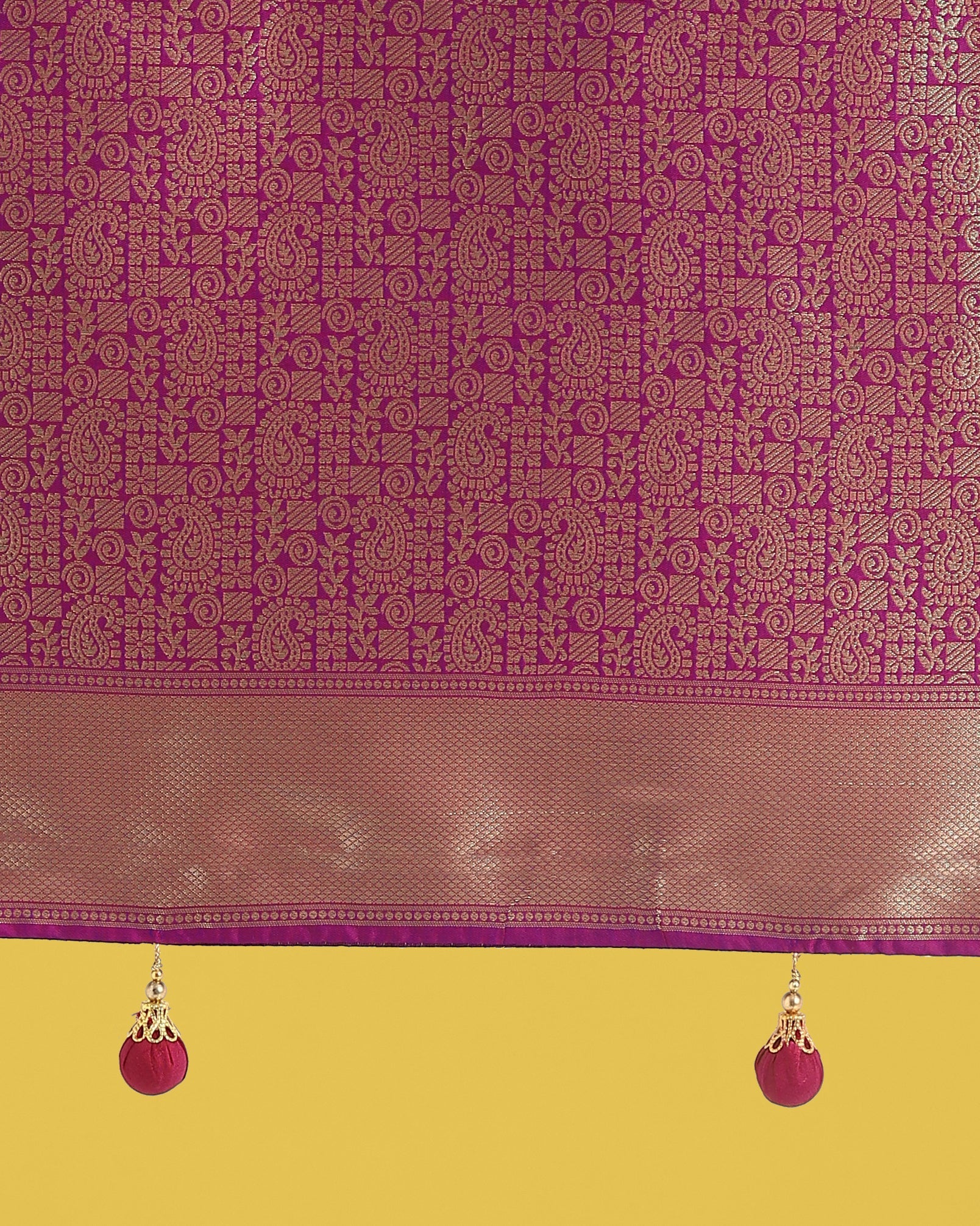 Monjolika Fashion Multi Colour Banarasi Silk Zari Weaving Classic Saree | Swadesiicart