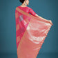Monjolika Fashion Light Pink Colour Banarasi Silk Zari Weaving Classic Saree | Swadesiicart