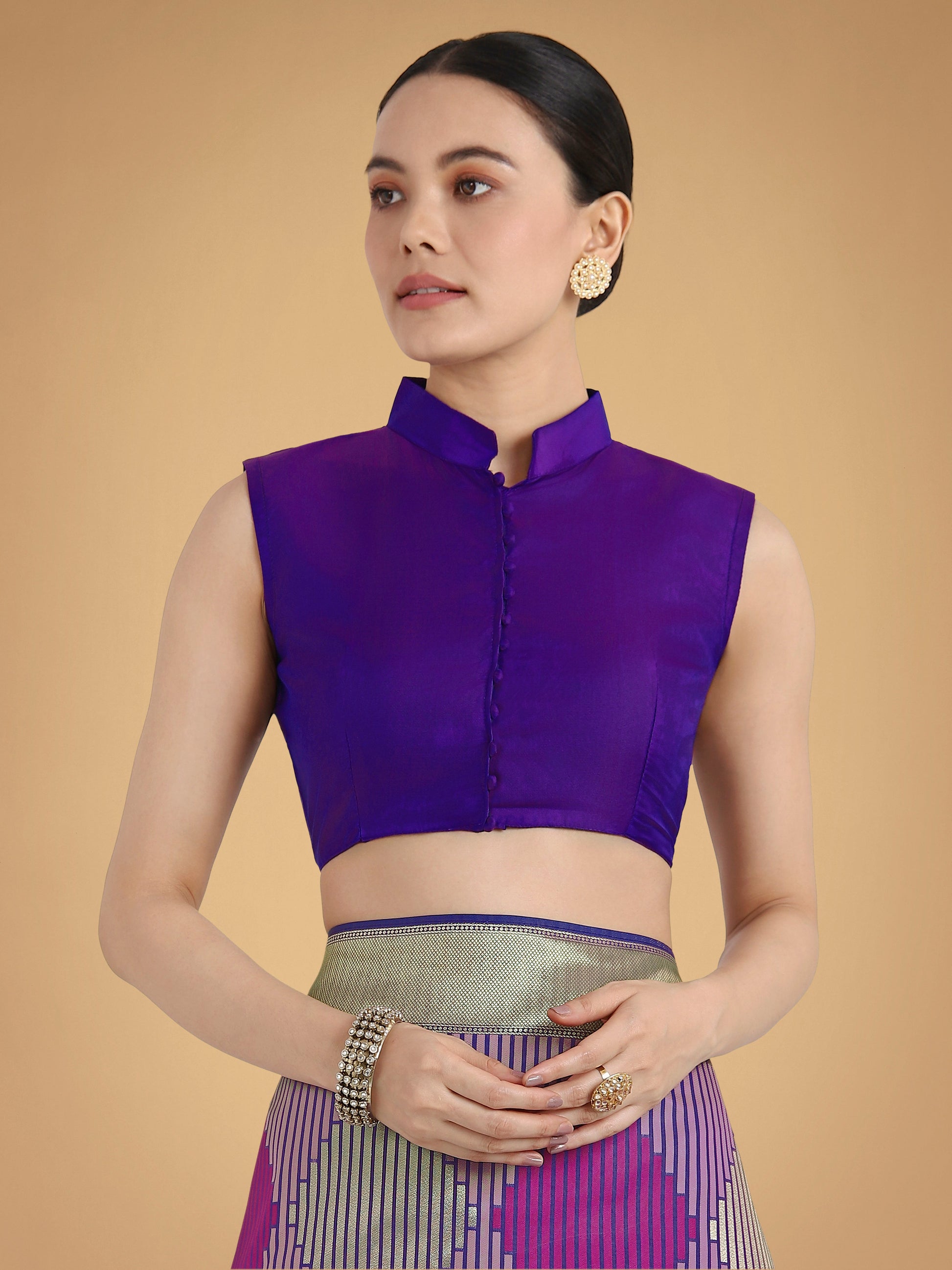 Monjolika Fashion Lavender Colour Banarasi Silk Zari Weaving Classic Saree | Swadesiicart