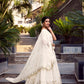 Lorenvalley Offwhite Silver Glosy Fabric Sequins and Embroidery with Foil Work Lehenga Choli with Dupatta | Swadesiicart