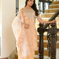 Vaasva Women Mustard Tissue Linen Embroidered Solid Kurta Set With Solid Pants & Printed Dupatta | Swadesiicart
