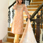 Vaasva Women Mustard Tissue Linen Embroidered Solid Kurta Set With Solid Pants & Printed Dupatta | Swadesiicart