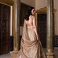 Lorenvalley Chiku Gold Crush Plain Lehenga Choli Embroidery Work with Dupatta | Swadesiicart