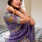Lorenvalley Lavender Gold Crush Fabric with Sequins and Thread Embroidery Work Lehenga Choli | Swadesiicart