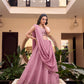 Lorenvalley Purple Vichitra Silk Embellishment With Pearl Coding And Sequins Embroidery Work Lehenga Choli with Dupatta | Swadesiicart