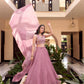 Lorenvalley Purple Vichitra Silk Embellishment With Pearl Coding And Sequins Embroidery Work Lehenga Choli with Dupatta | Swadesiicart