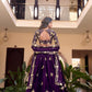 Lorenvalley Parot Star Georgette Embellishment With Pearl Coding And Sequins Embroidery Work Lehenga Choli with Dupatta | Swadesiicart