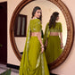 Lorenvalley Pink New Crush Embellishment With Pearl Coding And Sequins Embroidery Work Lehenga Choli with Dupatta | Swadesiicart
