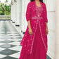 Anaita Magenta Georgette Stitched Lehenga Choli With Sequence & Thread Work