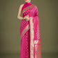 Monjolika Fashion Rani Pink Colour Banarasi Silk Zari Weaving Classic Saree | Swadesiicart